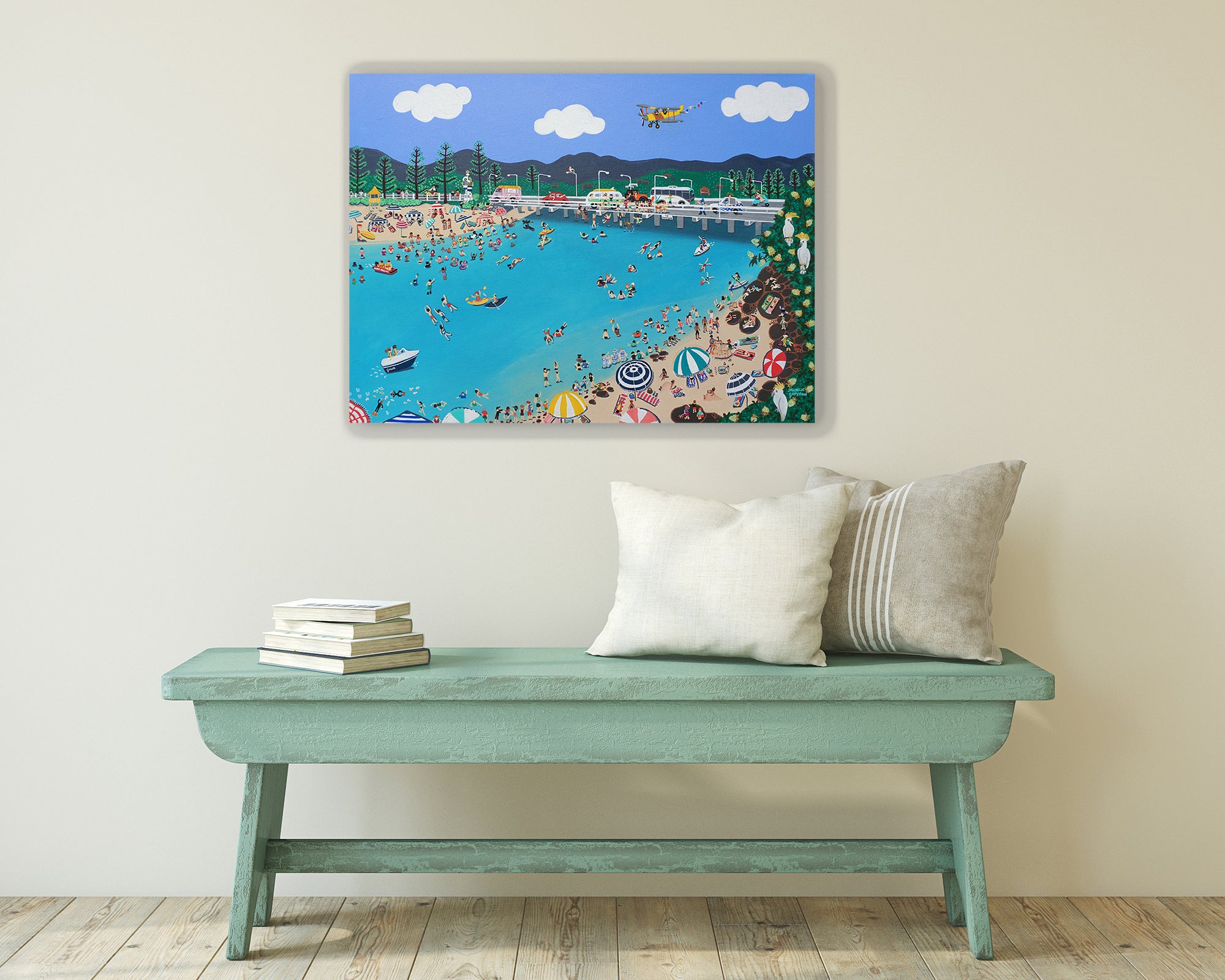 Sunburnt at Tallebudgera Creek