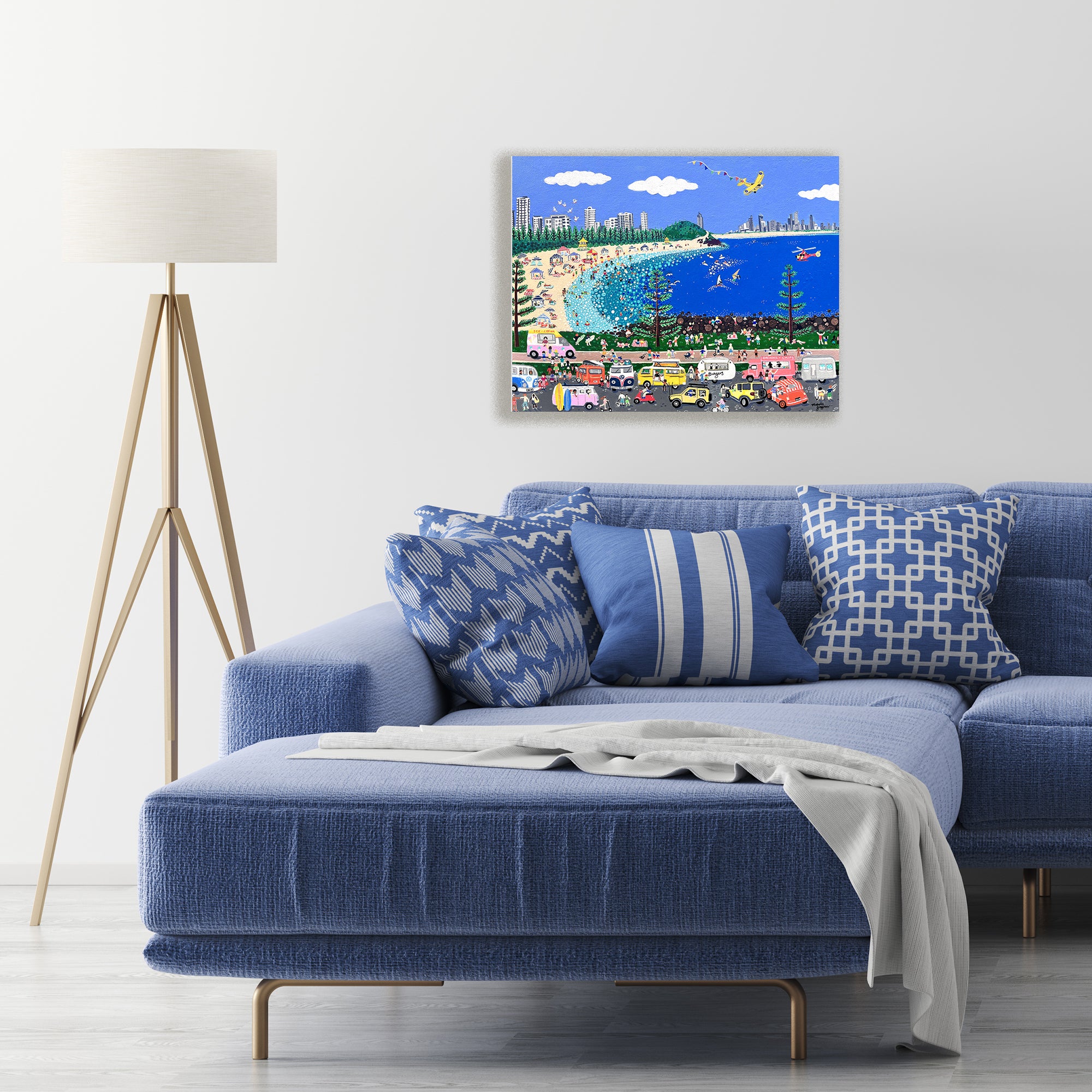 Print of I love Burleigh