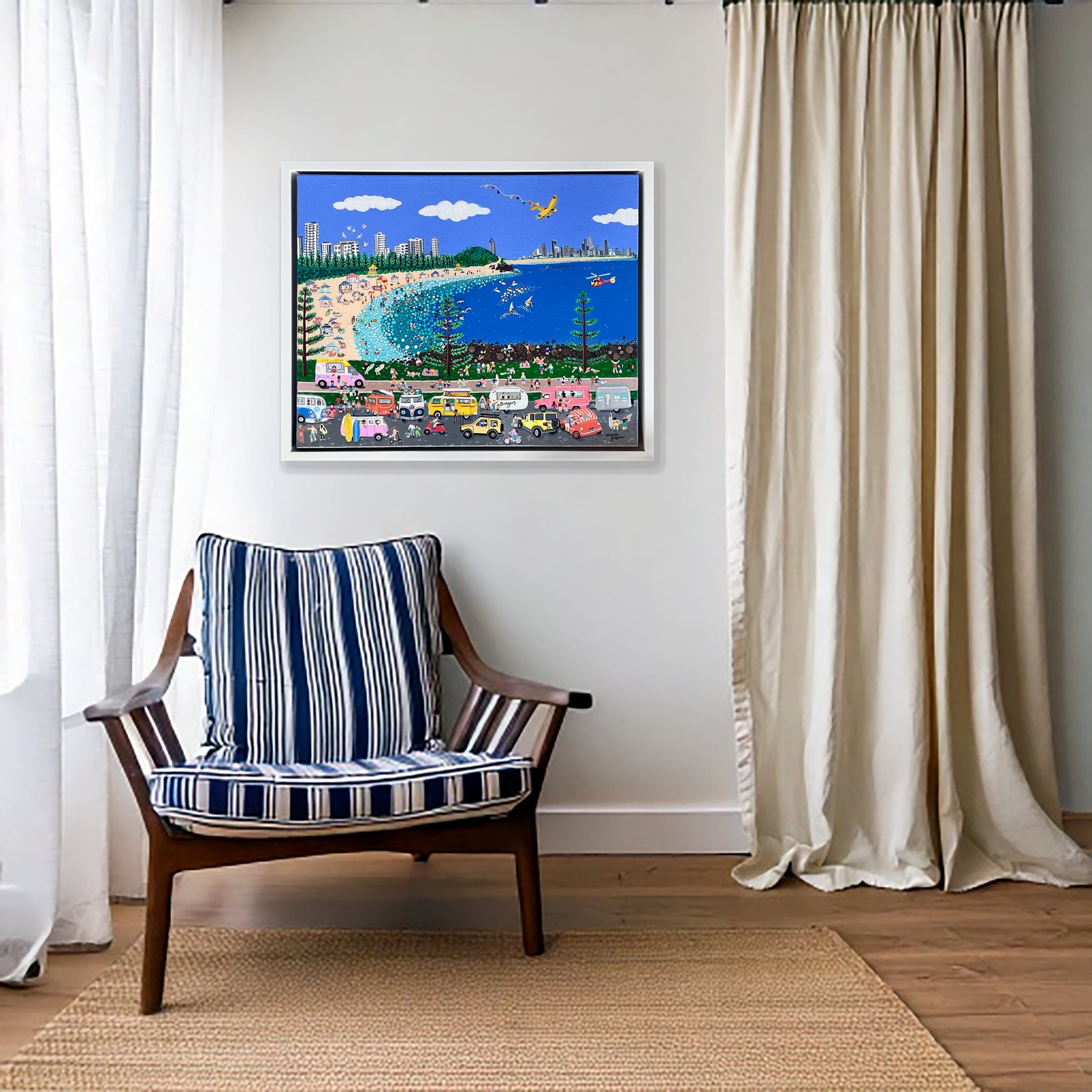 Print of I love Burleigh