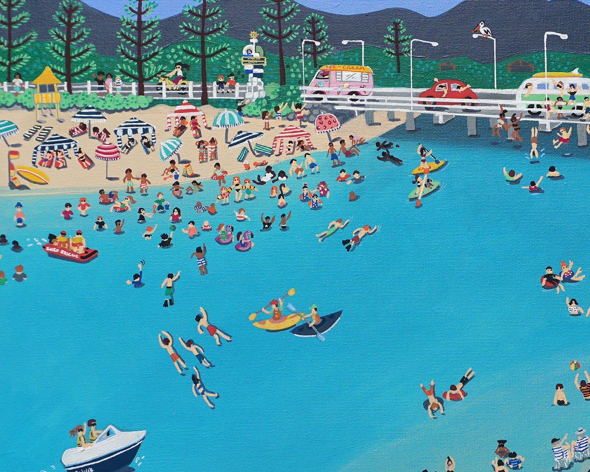 Sunburnt at Tallebudgera Creek