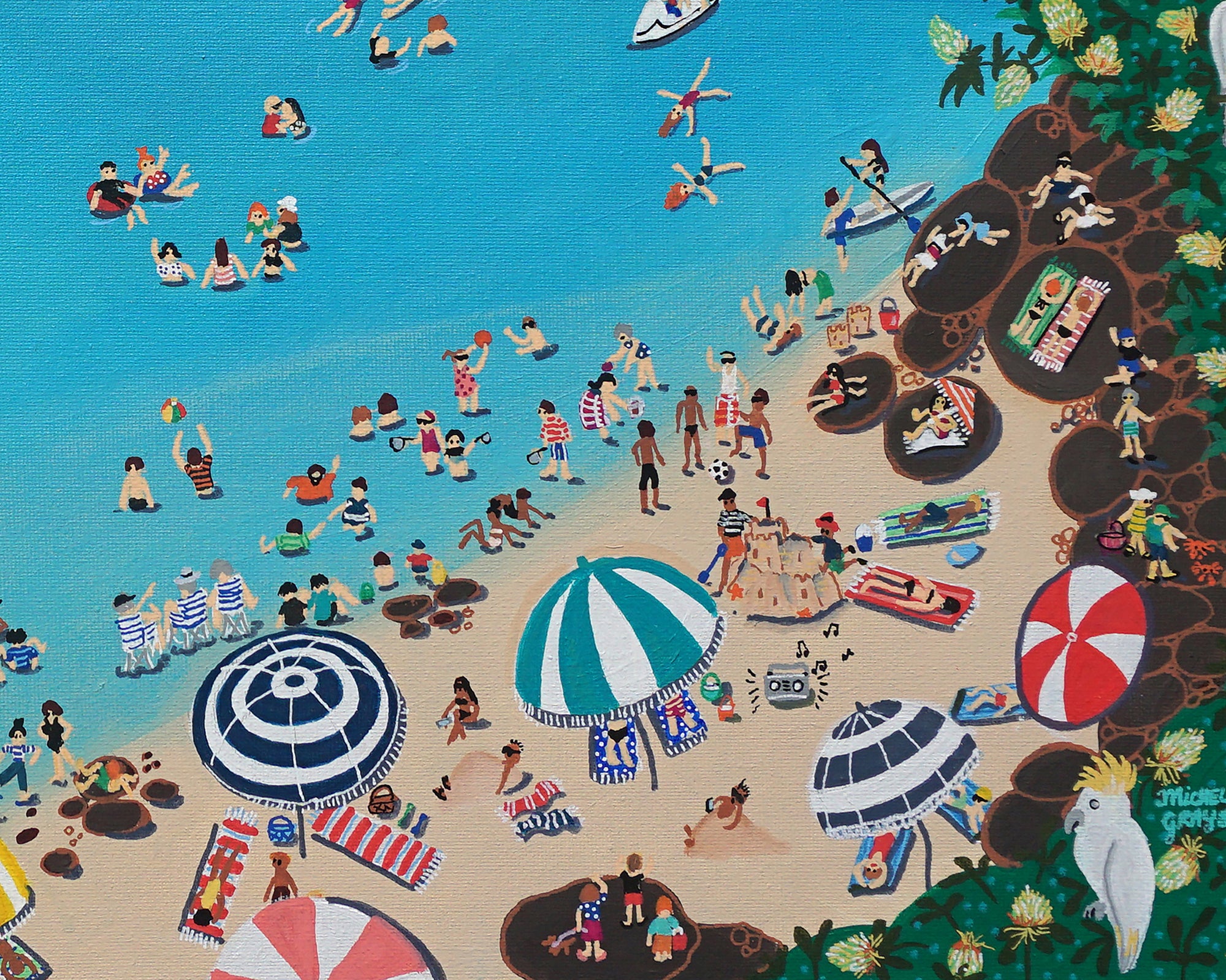 Sunburnt at Tallebudgera Creek