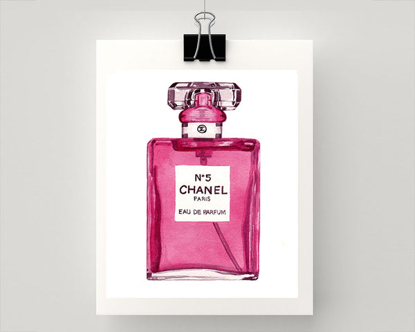 Print of Chanel No 5 perfume - Sprout Gallery