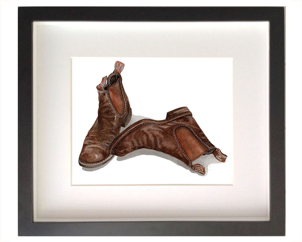 Print of RM Williams boots Sprout Gallery
