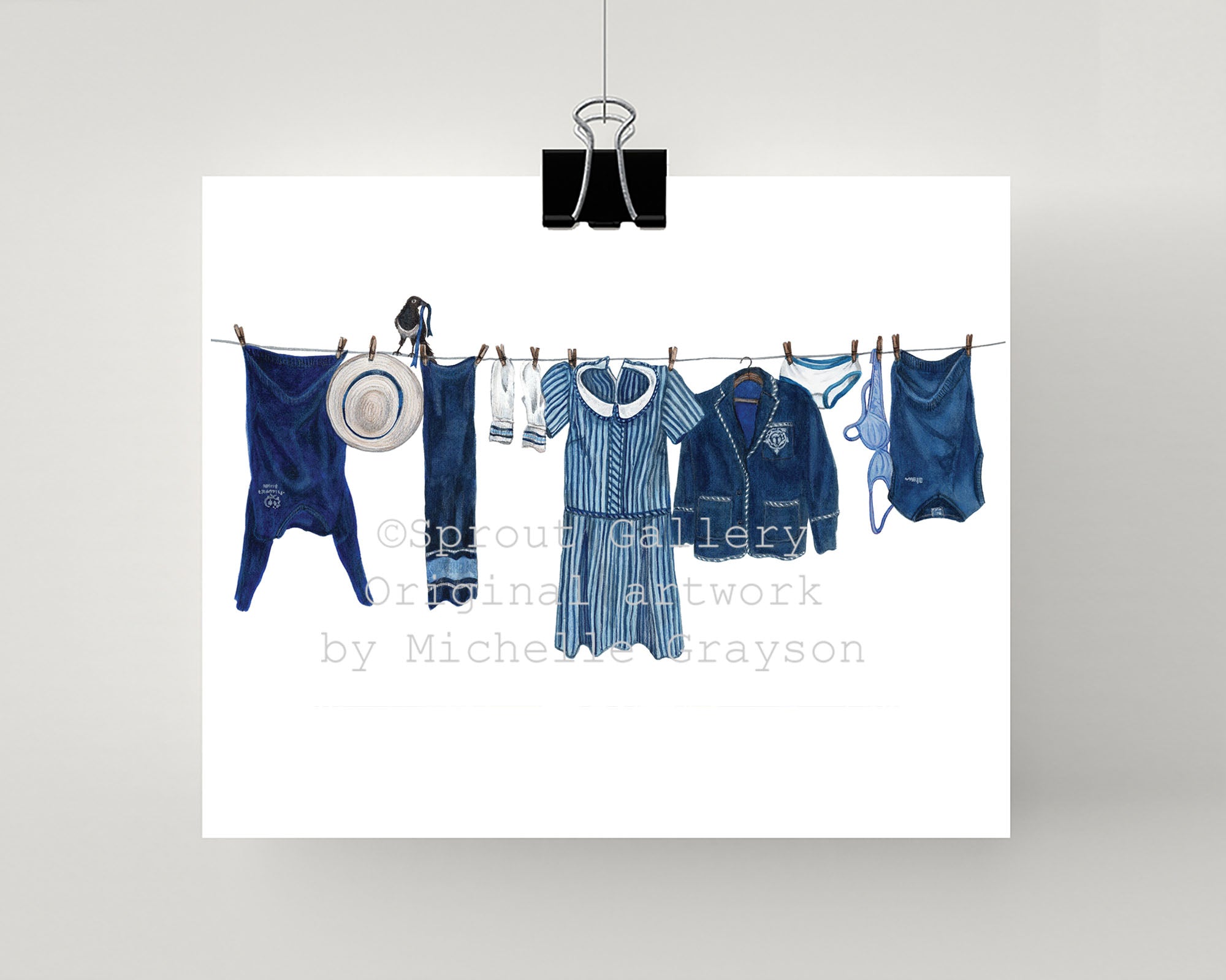 Stuartholme print - Just hanging out