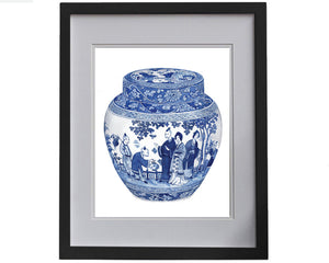 Print of gorgeous Booths ginger jar
