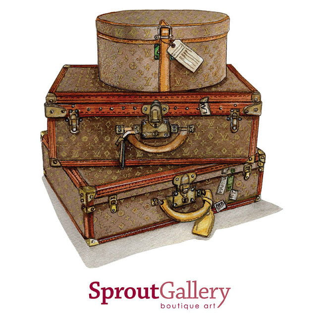 Louis Vuitton Watercolor Box Trunk
