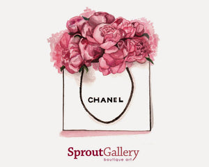 Chanel and peonies. Peonies and Chanel.