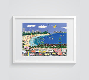 Print of I love Burleigh