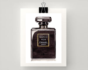 Print of Coco Noir perfume