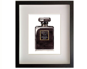 Print of Coco Noir perfume