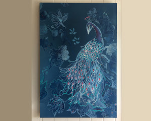 Original Oil Painting of peacock - Beauty of nature