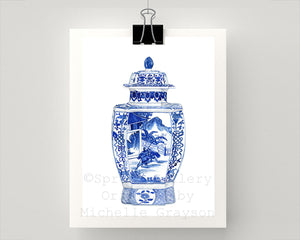 Print of Soochow Temple Jar